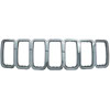 Grille Overlay 1 pc. Triple Chrome Plated ABS Snap-In - image 1