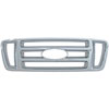 Grille Overlay 1 pc. Triple Chrome Plated ABS w/Two Sided Tape - image 1