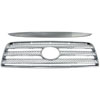 Grille Overlay 2 pc. Triple Chrome Plated ABS Snap-In - image 1