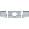 Grille Overlay 3 pc. Triple Chrome Plated ABS Snap-In - image 1