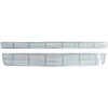 Grille Overlay 2 pc. Triple Chrome Plated ABS Snap-In Billet - image 1