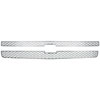 Grille Overlay 2 pc. Triple Chrome Plated ABS Snap-In - image 1