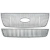 Grille Overlay 2 pc. Triple Chrome Plated ABS Snap-In - image 1