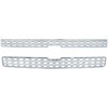 Grille Overlay 2 pc. Triple Chrome Plated ABS Snap-In - image 1