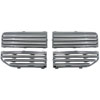 Grille Overlay 4 pc. Triple Chrome Plated ABS Snap-In - image 1