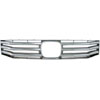 Grille Overlay 1 pc. Triple Chrome Plated ABS Snap-In - image 1