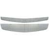 Grille Overlay 2 pc. Triple Chrome Plated ABS Snap-In - image 1