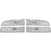 Grille Overlay 4 pc. Triple Chrome Plated ABS - image 1