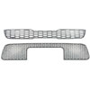 Grille Overlay 2 pc. Triple Chrome Plated ABS - image 1