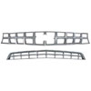 Grille Overlay 2 pc. Triple Chrome Plated ABS - image 1