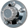 CHROME RALLY WHEEL CONE CENTER - image 1