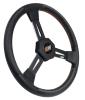 Dirt Racing 15 in. Aluminum Steering Wheel [Black] - image 1