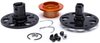 Steering Wheel Quick Release Adapter for 5 and 6-Bolt Steering Wheels, Bolt-On Style Flange - image 2