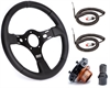 13 in. Diameter Drag Race Steering Wheel Kit, Weld-On Style Flange - image 1