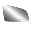 Heated Replacement Glass Assembly for 06-08 A3 Hatchback w/o auto dimming & memory; 03-06 A4; 07-09 - image 1