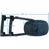 Universal Towing Mirror This is 5 inches by 7 inches. - image 2