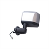 OEM Style Replacement Mirror for 2014 JEEP Wrangler textured black w/chrome cover foldaway Driver Si - image 1