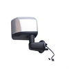OEM Style Replacement Mirror for 15-17 JEEP Wrangler textured black w/Chrome cover foldaway Passenge - image 1