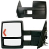 OEM Style Replacement mirror set for 09-12 Ford F150 extendable towing mirror w/LED Arrow turn signa