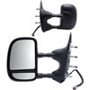 OEM Style Replacement mirror set for 02-08 Ford Econoline Van extendable towing mirror driver and pa - image 1