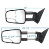 OEM Style Replacement Mirror Set Fits Select 1999-2007 Chevy Silverado, GMC Sierra, Cadillac Escalade [Extendable] - image 2
