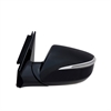 OEM Style Replacement Mirror for 13-17 HYUNDAI Santa Fe Sport black PTM cover w/turn signal foldaway - image 1