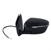 OEM Style Replacement Mirror for 15-17 NISSAN Murano black PTM cover w/turn signal foldaway w/o CCD - image 1