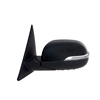OEM Style Replacement Mirror for 14-17 KIA Soul textured black w/PTM cover w/turn signal memory powe - image 1