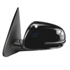 11-13 KIA Forte Hatchback Sedan textured black w/ PTM cover w/ turn signal foldaway Driver Side Heat - image 1