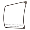 LH side Glass Assembly only for Snap & Zap 80920 Convex lens Replace broken towing mirror glass Incl - image 1