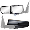 80960 Snap & Zap Clip-On Towing Mirror Set Fits Select Chevrolet Colorado GMC Canyon [Textured Black]