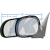 Snap-On Towing Mirrors Fits 1997 to 2003 Ford F150 - image 2