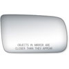 Replacement Glass for 87-91 Camry Sedan non-foldaway the glass measures 3 1/2 tall by 6 7/16 wide an - image 1
