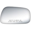 Replacement Glass for 92-96 Camry Sedan the glass measures 4 tall by 7 1/16 wide and 7 1/2 diagonall - image 1