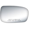 Replacement Glass for 03-07 Accord Sedan the glass measures 4 3/16 tall by 7 wide and 7 1/8 diagonal - image 1