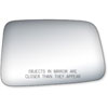 Replacement Glass for 07-11 Edge; 07-10 MKX the glass measures 4 15/16 tall by 7 3/4 wide and 8 3/16 - image 1