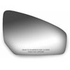 Replacement Glass for 07-12 Sentra the glass measures 4 1/8 tall by 6 3/4 wide and 7 13/16 diagonall - image 1