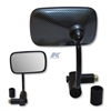 Carbon 7/8 universal rectangular bar end mirror - image 1