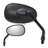 Matte black universal mini oval mirror 10mm - image 1