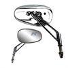 Short billet stem high-rise bar custom mirror - image 1
