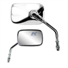 Mini-chrome universal rectangle Harley mount - image 1