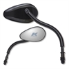 New X-treme black teardrop Harley mount mirror - image 1