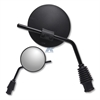 Black dual sport Yamaha mirror RH - image 1