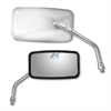 Stainless steel Yamaha reverse thread rectangular mirror RH - image 1