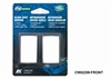 2 1/2 x 1 7/16 Wedge 2pcs. Easy Stick-on Installation. Convex Lens increases visibility. Includes ad - image 1