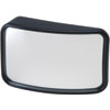 Spot Mirror 2 1/2 x 3 3/4 Wedge Easy Stick-on Installation Convex Lens increases visibility Includes - image 1