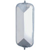 Replacement West Coast Mirror head Universal W. Coast Easy bolt on installation Stainless Steel. - image 1