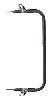 Mirror Yoke Bracket for West Coast Mirror [Black]