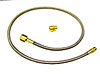 36 IN. BRAIDED HOSE 3/16 IN. ID W/ 1/8 IN. X 1/4 IN. FITTING - image 1