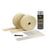 Exhaust / Header Wrap Kit Tan Wrap w/Aluminum HT Silicone Coating - image 2